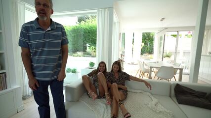 Horny Twins Ride BBC Handyman